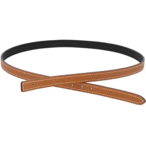 Pre-owned Belts, female, , Size: ONE SIZE Pre-owned Leather belts - Hermès Vintage - Modalova