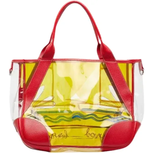 Pre-owned Tote Bags, female, , Size: ONE SIZE Pre-owned Vinyl prada-bags - Prada Vintage - Modalova