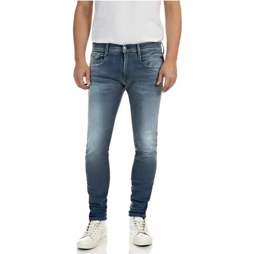 Slim-fit Jeanshose , Herren, Größe: W29 L32 - Replay - Modalova