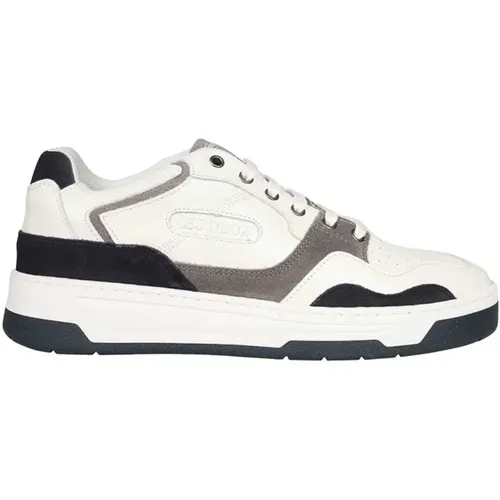 Leder Low-Top Sneakers , Herren, Größe: 44 EU - Les Deux - Modalova