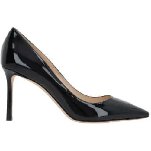 Schwarze Lackleder Stiletto-Absätze , Damen, Größe: 37 EU - Jimmy Choo - Modalova