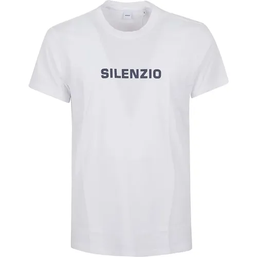 Silenzio T-Shirt , male, Sizes: S - Aspesi - Modalova