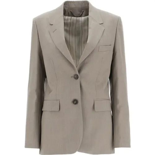 Tailored Wool Jacket with Double Button Closure , female, Sizes: S, XS, M - Golden Goose - Modalova