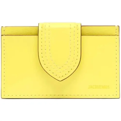 Leather Wallet with Card Slots , female, Sizes: ONE SIZE - Jacquemus - Modalova