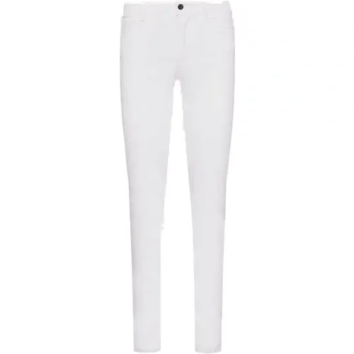 Slim-fit Trousers , female, Sizes: W30 L30, W27 L30, W25 L32, W24 L30, W31 L30 - Armani Exchange - Modalova