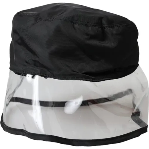 Polyester Bucket Hat Men , male, Sizes: 59 CM - Dolce & Gabbana - Modalova