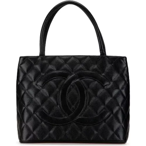 Pre-owned Tote Bags, female, , Size: ONE SIZE Pre-owned Leather totes - Chanel Vintage - Modalova