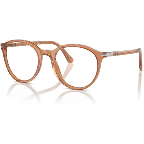 Glasses, unisex, , Size: ONE SIZE Champagne Spherical Eyeglasses - Persol - Modalova