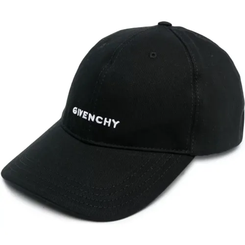 Caps, male, , Size: ONE SIZE Embroidered-Logo Baseball Cap - Givenchy - Modalova