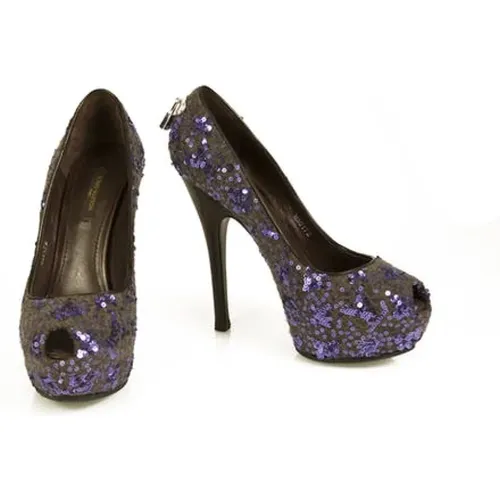 Pre-owned Pumps, female, , Size: 7 US pre-owned Peep Toe Pumps - Louis Vuitton Vintage - Modalova