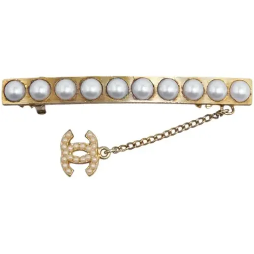 Pre-owned Jewellery, female, , Size: ONE SIZE Pre-owned Gold hair-accessories - Chanel Vintage - Modalova