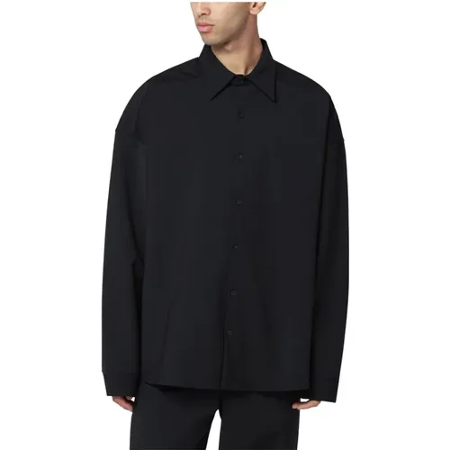 Light Jackets, male, , Size: L Camicia Manica Lunga - Entire Studios - Modalova