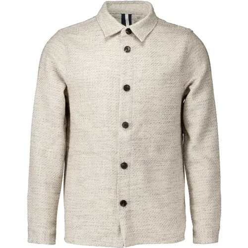 Casual Shirts, male, , Size: XL Light Grey Long Sleeve Shirt - Profuomo - Modalova