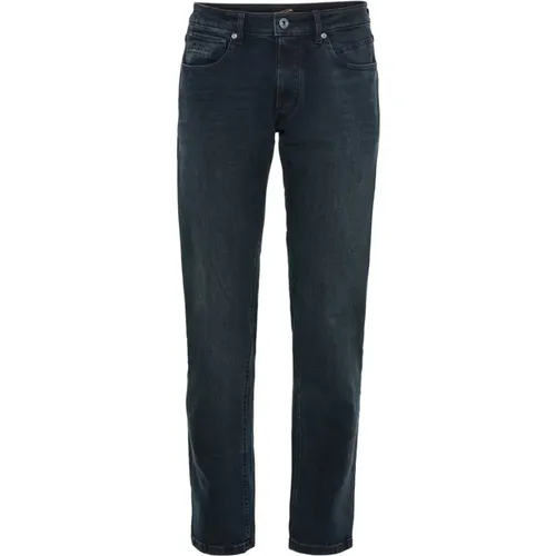 Relaxed Fit Jeans mit leichten Used-Effekten , Herren, Größe: W32 L30 - camel active - Modalova