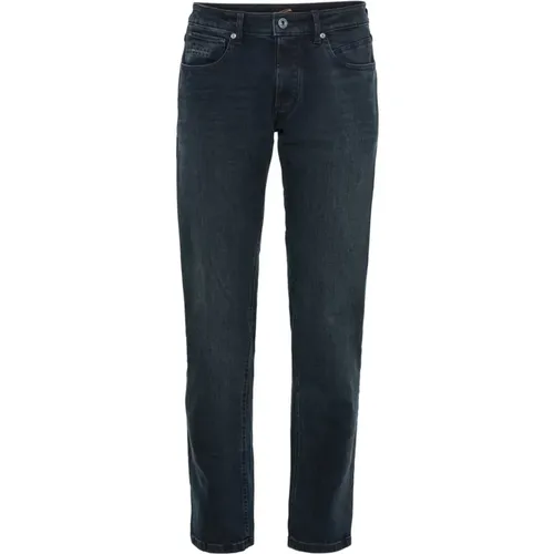 Relaxed Fit Jeans mit leichten Used-Effekten , Herren, Größe: W34 L36 - camel active - Modalova