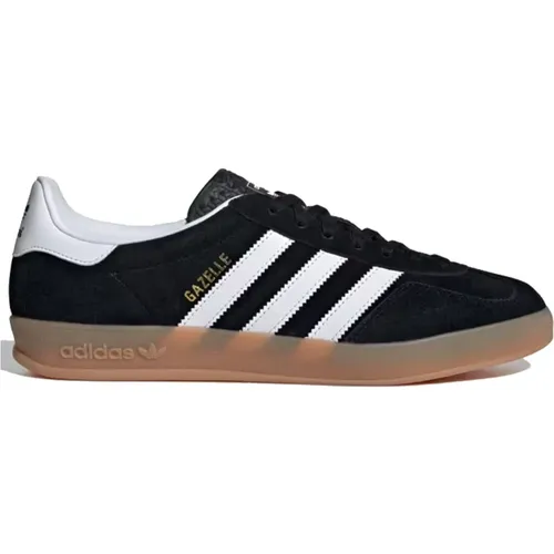 Schwarze Gazelle Indoor Sneakers , Herren, Größe: 41 1/2 EU - Adidas - Modalova