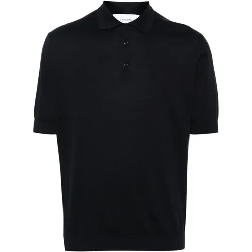 Schwarze T-Shirts & Polos Ss24 , Herren, Größe: L - Lardini - Modalova