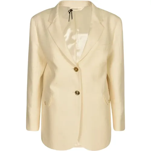 Blazers, female, , Size: XS Blazè Jackets Cream - Blazé Milano - Modalova