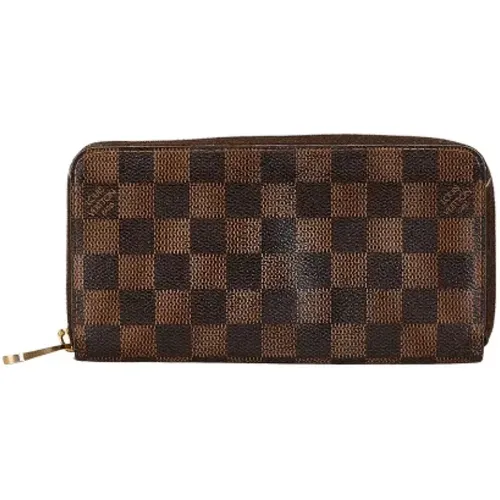 Pre-owned Wallets, female, , Size: ONE SIZE Pre-owned Canvas wallets - Louis Vuitton Vintage - Modalova