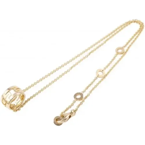 Pre-owned Jewellery, female, , Size: ONE SIZE Pre-owned Gold necklaces - Bvlgari Vintage - Modalova