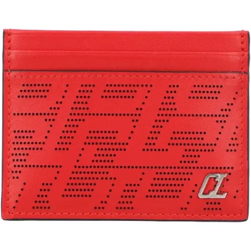 Leather wallets , male, Sizes: ONE SIZE - Christian Louboutin - Modalova