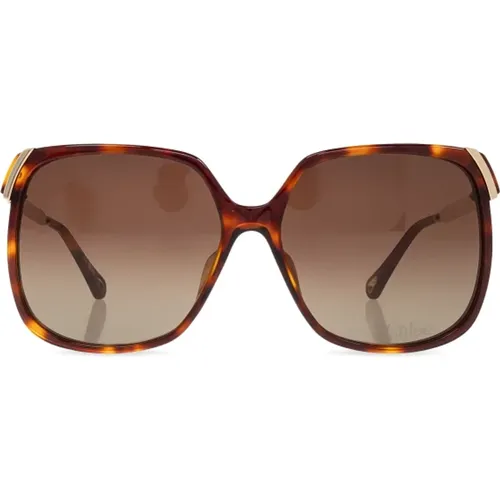 Sunglasses, female, , Size: 60 MM Aly Sunglasses - Chloé - Modalova