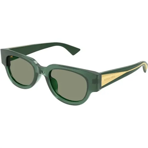 Sunglasses, female, , Size: 52 MM Tri-Fold Sunglasses New Classic - Bottega Veneta - Modalova