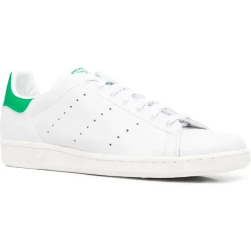 Frische Weiße und Grüne Stan Smith 80s Sneakers - Adidas - Modalova
