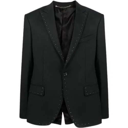 Einreihiger Blazer mit Nieten , Herren, Größe: 3XL - John Richmond - Modalova