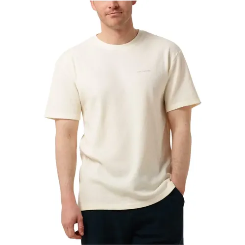 Herren Polo & T-Shirts Waffle Tee , Herren, Größe: M - Anerkjendt - Modalova