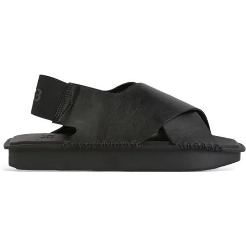 Schwarze Ledersandalen für Männer - Y-3 - Modalova