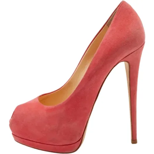 Pre-owned Pumps, female, , Size: 9 US Pre-owned Suede heels - Giuseppe Zanotti Pre-owned - Modalova