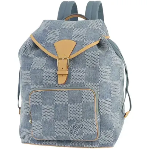 Pre-owned Backpacks, female, , Size: ONE SIZE Pre-owned Canvas backpacks - Louis Vuitton Vintage - Modalova