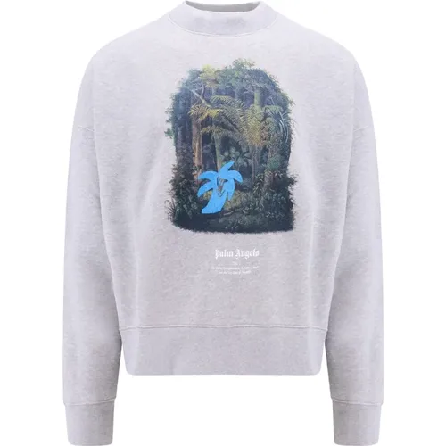 Forest Hunting Sweatshirt , male, Sizes: L, M, XL - Palm Angels - Modalova