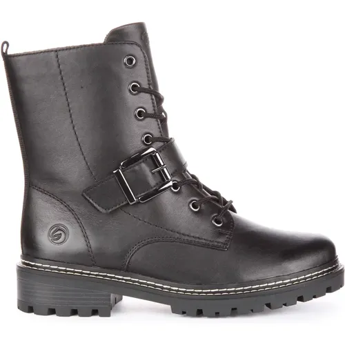 Biker Boots with Wool Lining , female, Sizes: 8 UK, 5 UK, 7 UK, 4 UK, 6 UK - Remonte - Modalova