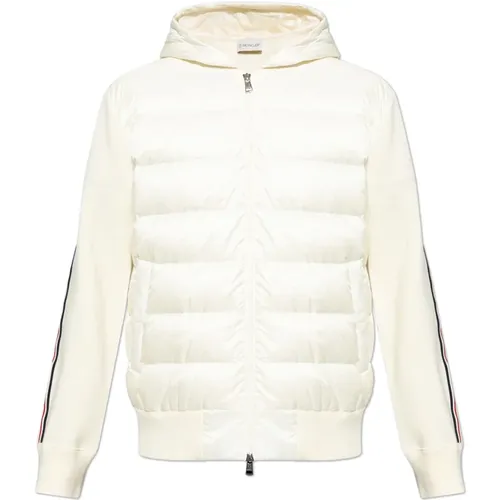 Strickjacke mit gesteppter Vorderseite - Moncler - Modalova