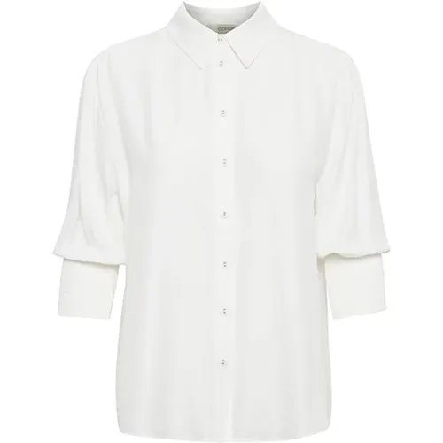 Shirts , Damen, Größe: M - Cream - Modalova