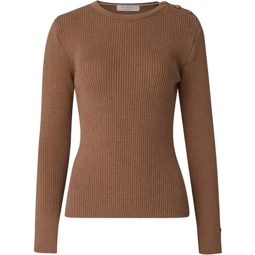 Round Neck Knitwear, Noelle Sweater , female, Sizes: S, L, XS - Busnel - Modalova