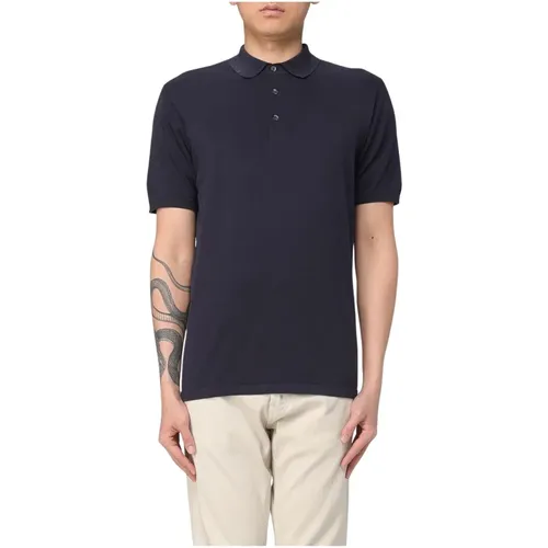 Polo Shirts, male, , Size: 2XL Knit Short Sleeve Polo Shirt - Aspesi - Modalova