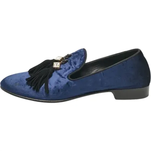 Pre-owned Velvet flats , female, Sizes: 7 UK - Giuseppe Zanotti Pre-owned - Modalova