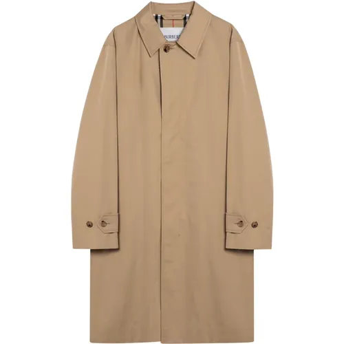 Trench Coats, male, , Size: 2XL Single-Breasted Dust Coat - Burberry - Modalova