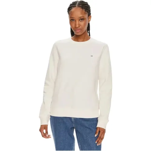 Crewneck Sweatshirt , Damen, Größe: XL - Tommy Jeans - Modalova