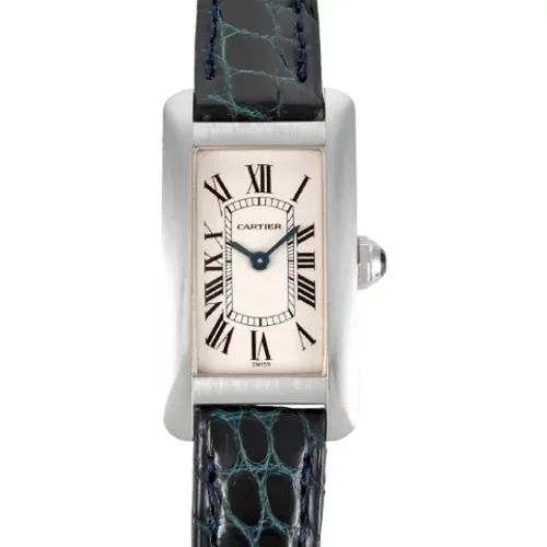 Pre-owned Watches, female, , Size: ONE SIZE Pre-owned White Gold watches - Cartier Vintage - Modalova