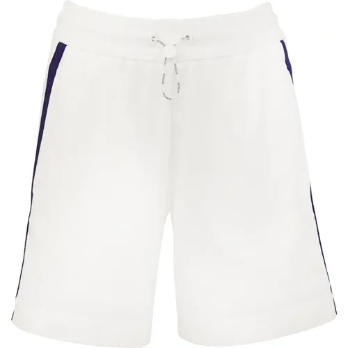 Weiße Sommer Shorts für Männer , Herren, Größe: XS - Moncler - Modalova