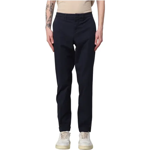 Cropped Trousers , male, Sizes: W30 - Fay - Modalova