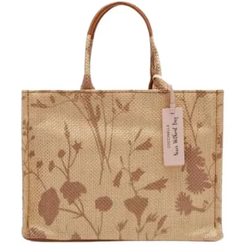 Stilvolle Jacquard Monogramm Tasche , Damen, Größe: ONE Size - Coccinelle - Modalova