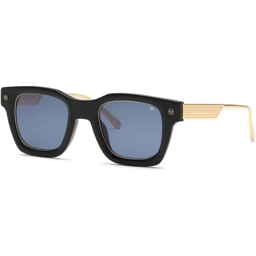 Stylish Sunglasses with Blue Lenses , male, Sizes: 50 MM - Philipp Plein - Modalova