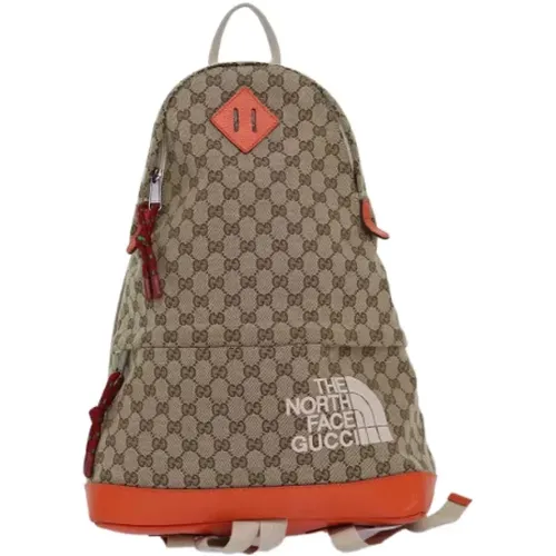 Pre-owned Backpacks, female, , Size: ONE SIZE Pre-owned Canvas gucci-bags - Gucci Vintage - Modalova