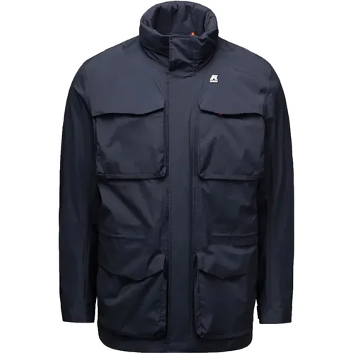 Stylish Mid-Length Jacket , male, Sizes: XL - K-way - Modalova