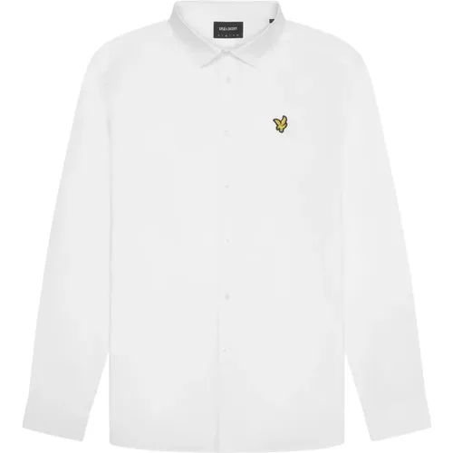 Popeline Langarm Hemd , Herren, Größe: 2XL - Lyle & Scott - Modalova